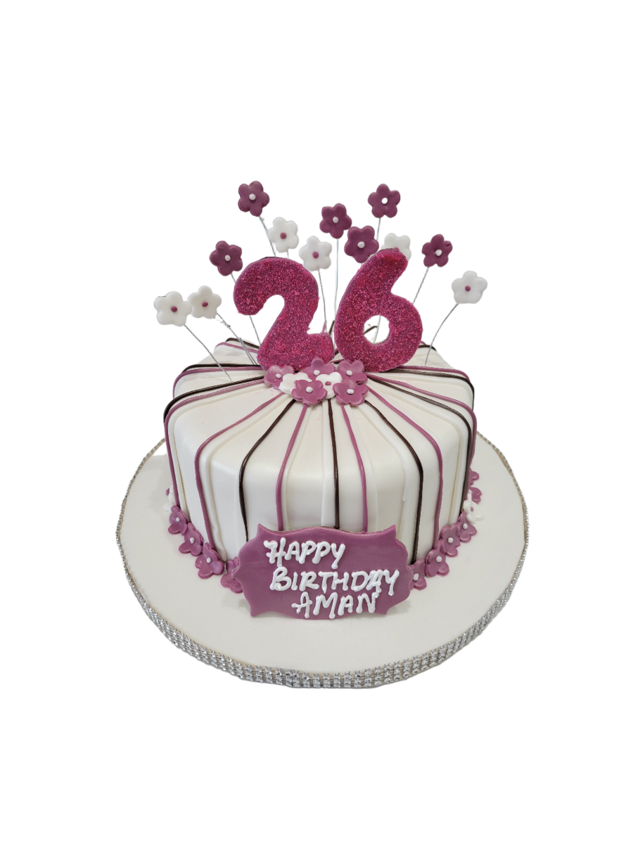 Aman Birthday Fondant Cake