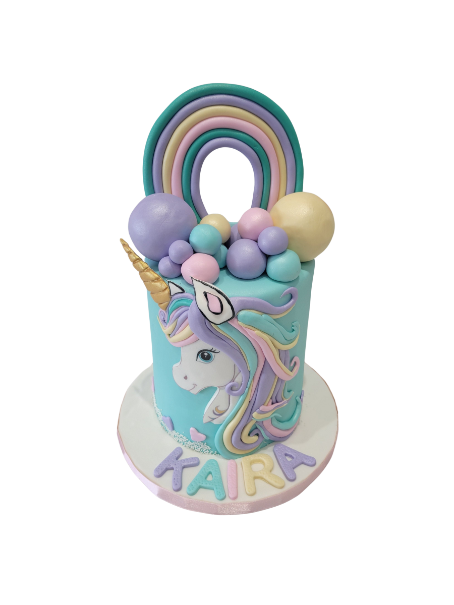 Kaira Unicorn Fondant Cake