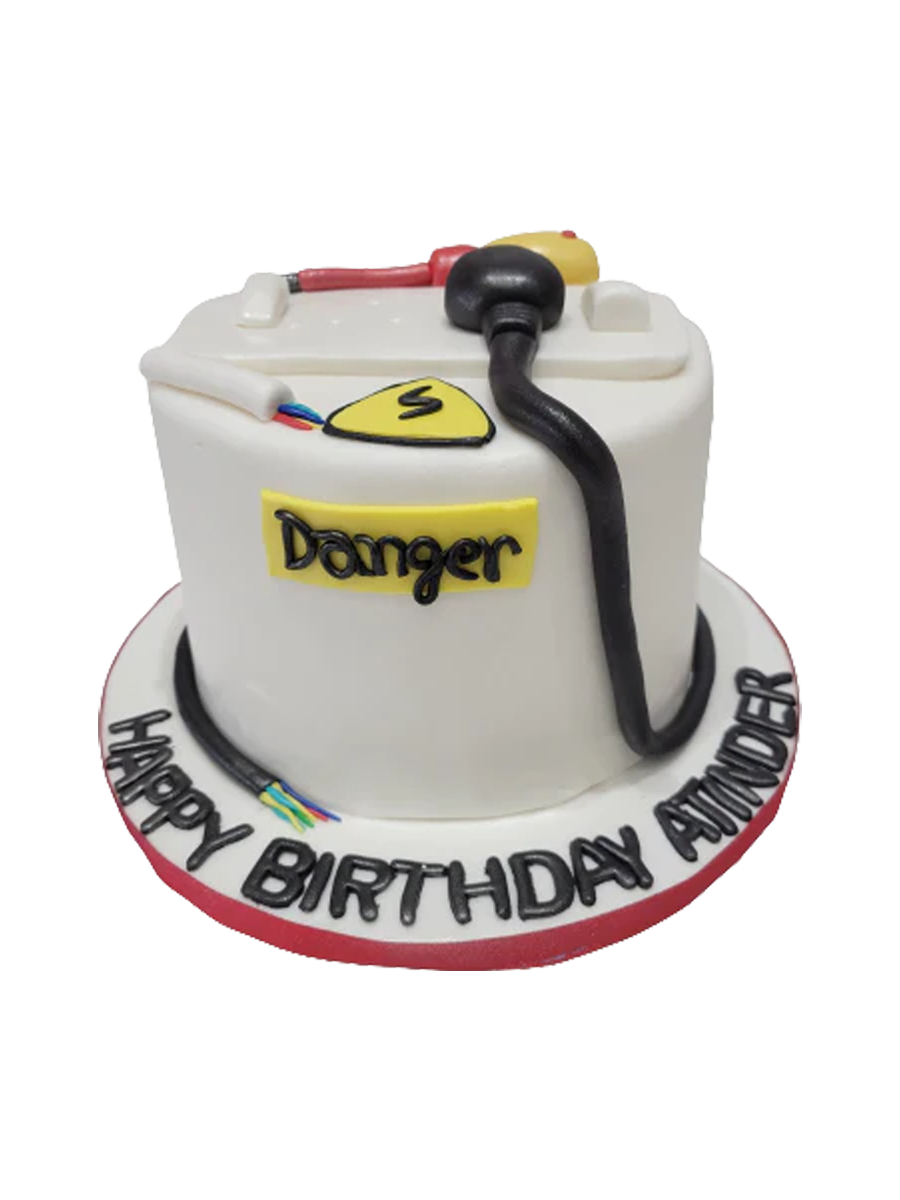 Atinder Electrician Fondant Cake