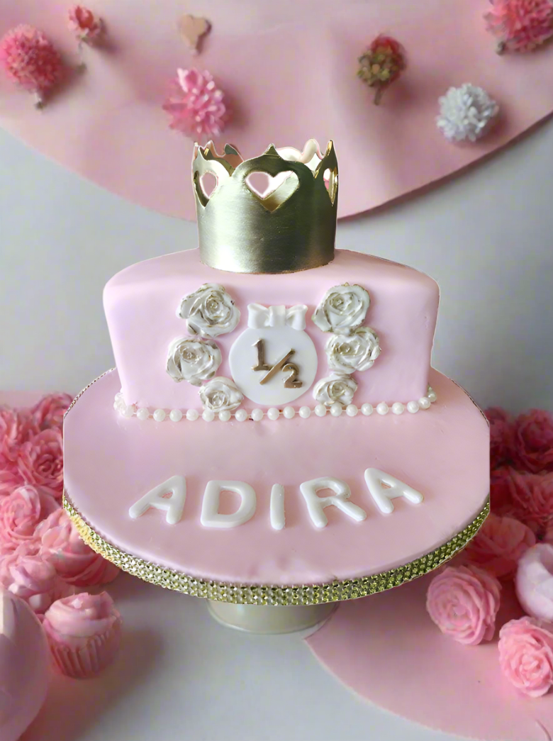 Adira Half Birthday Cake