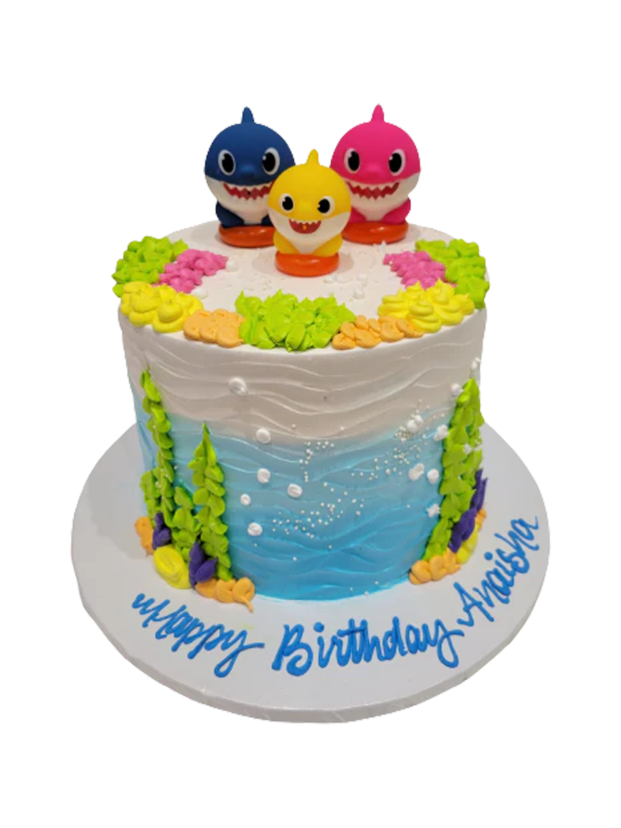 Anaisha Baby Shark Cream Cake