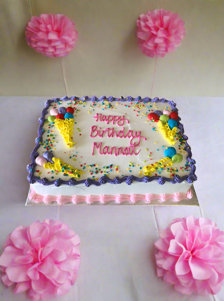 Balloon Birthday Cake