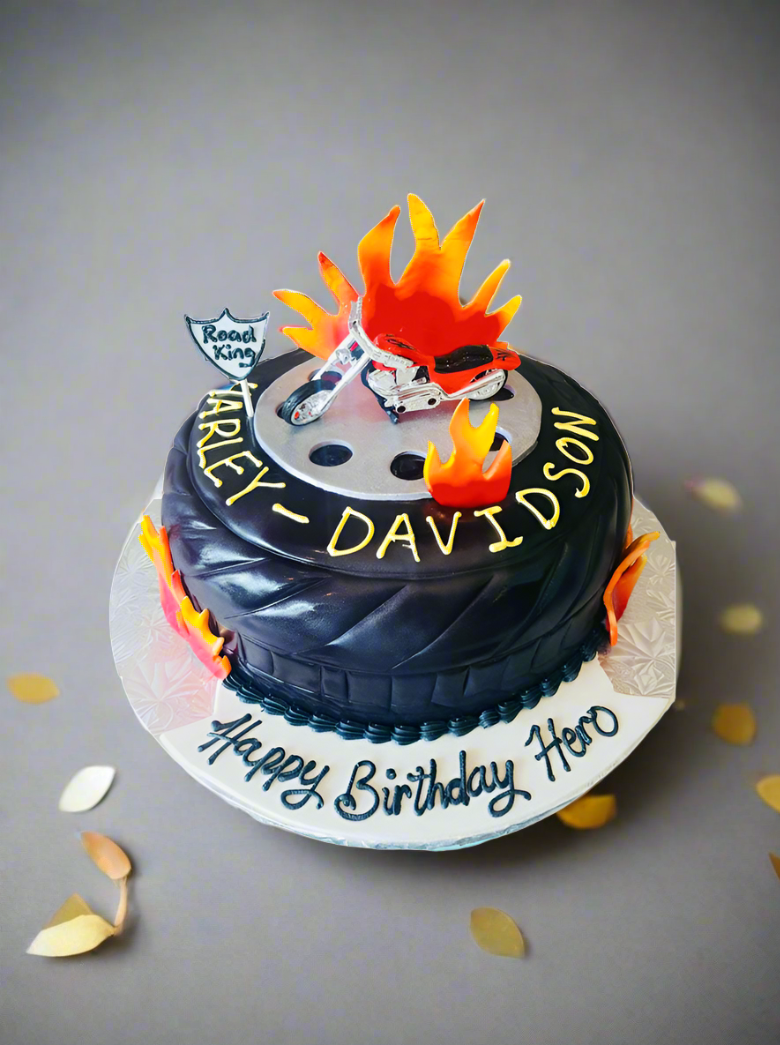 Bike Fondant Cake