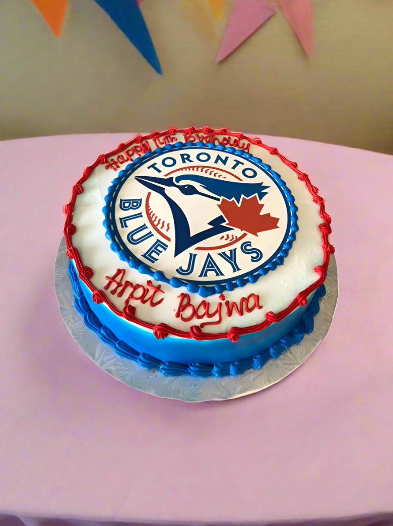 Blue Jays Photo Cake