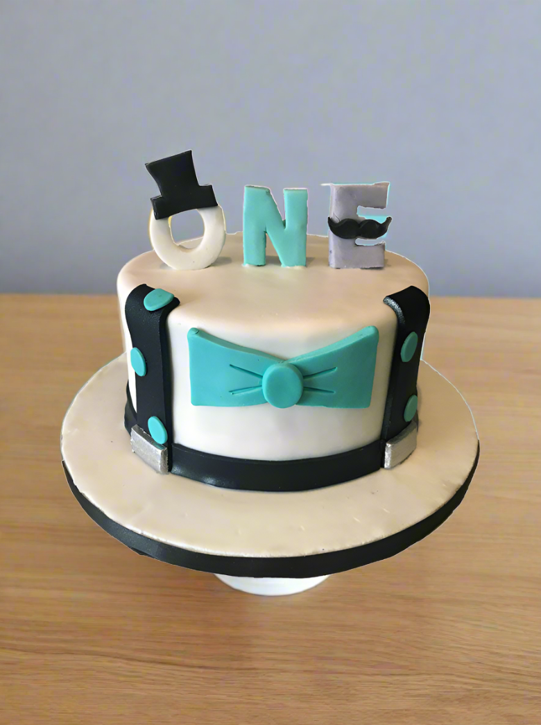 Bow #1 Fondant Cake