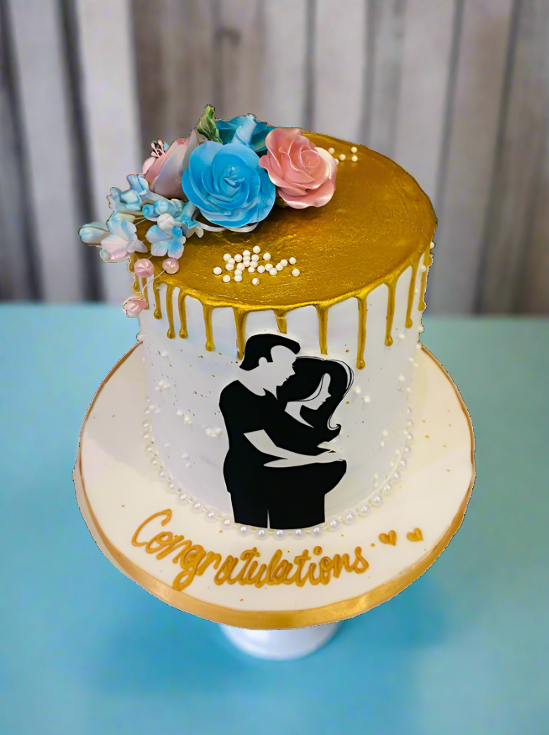 Couple Baby Shower Cake