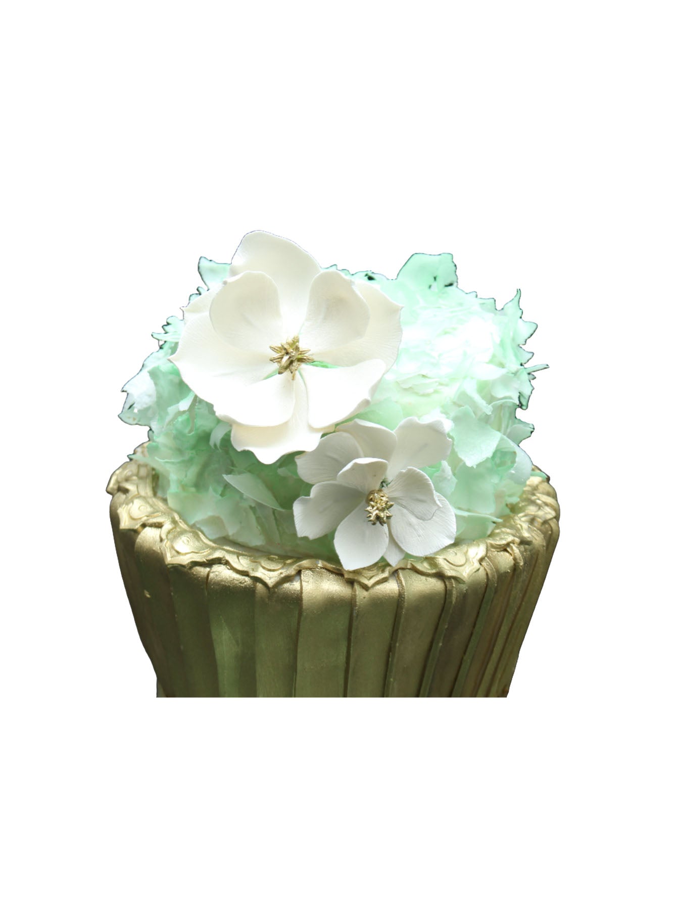 Dimple Wedding Cake