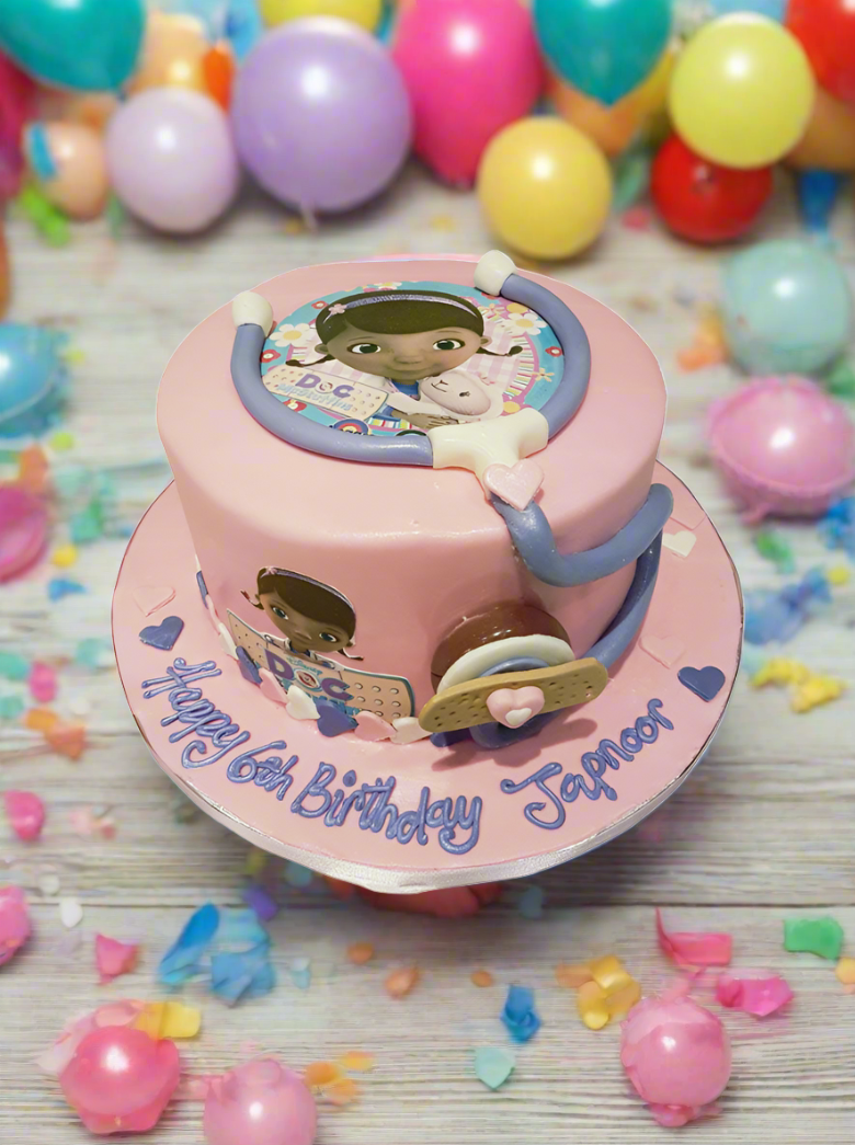 Doc Mcstuffins Fondant Cake