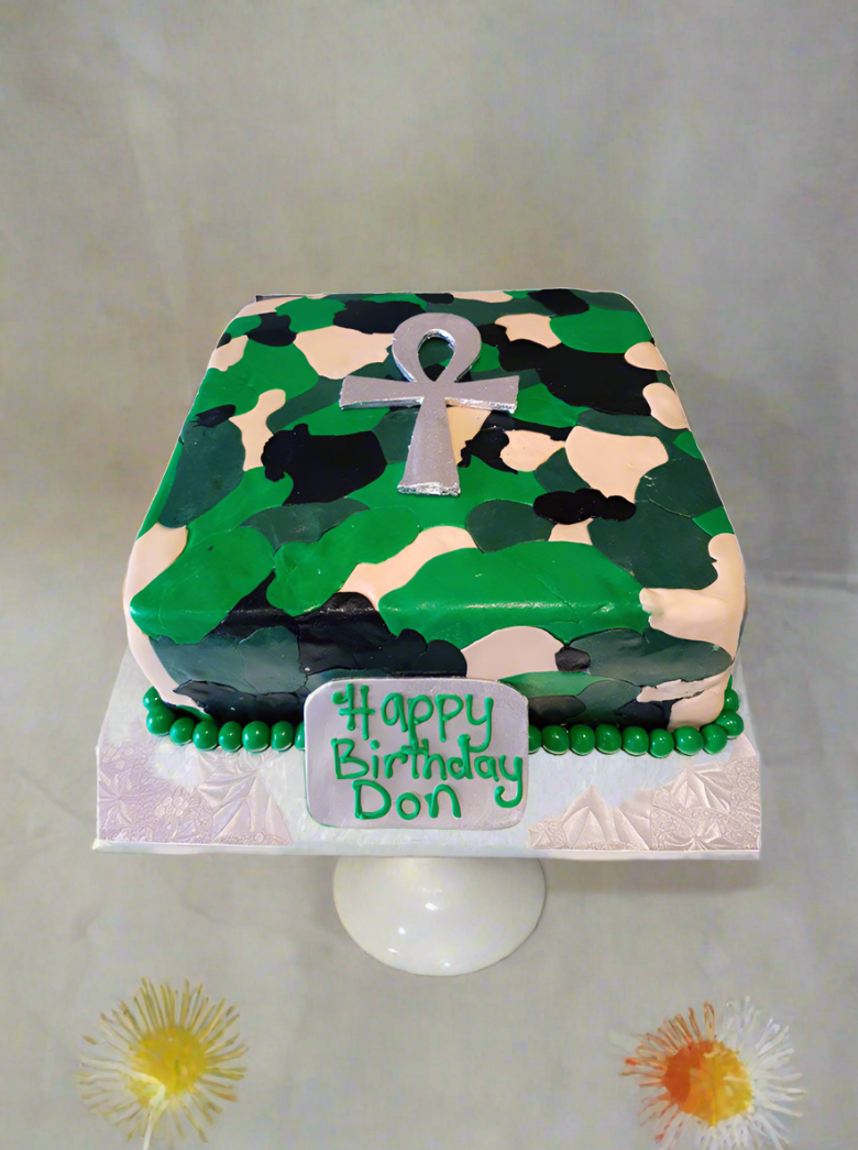 Don Army Fondant Cake