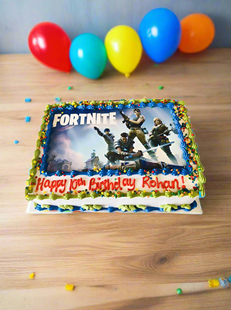Fortnite Photo Cake