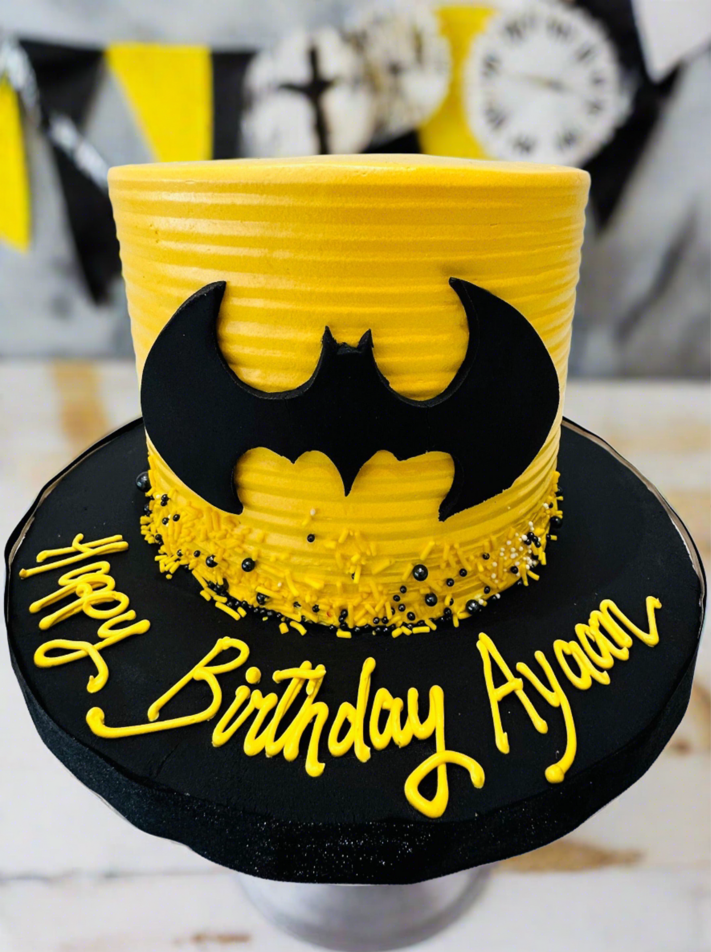 Ayaan Batman Cream Cake