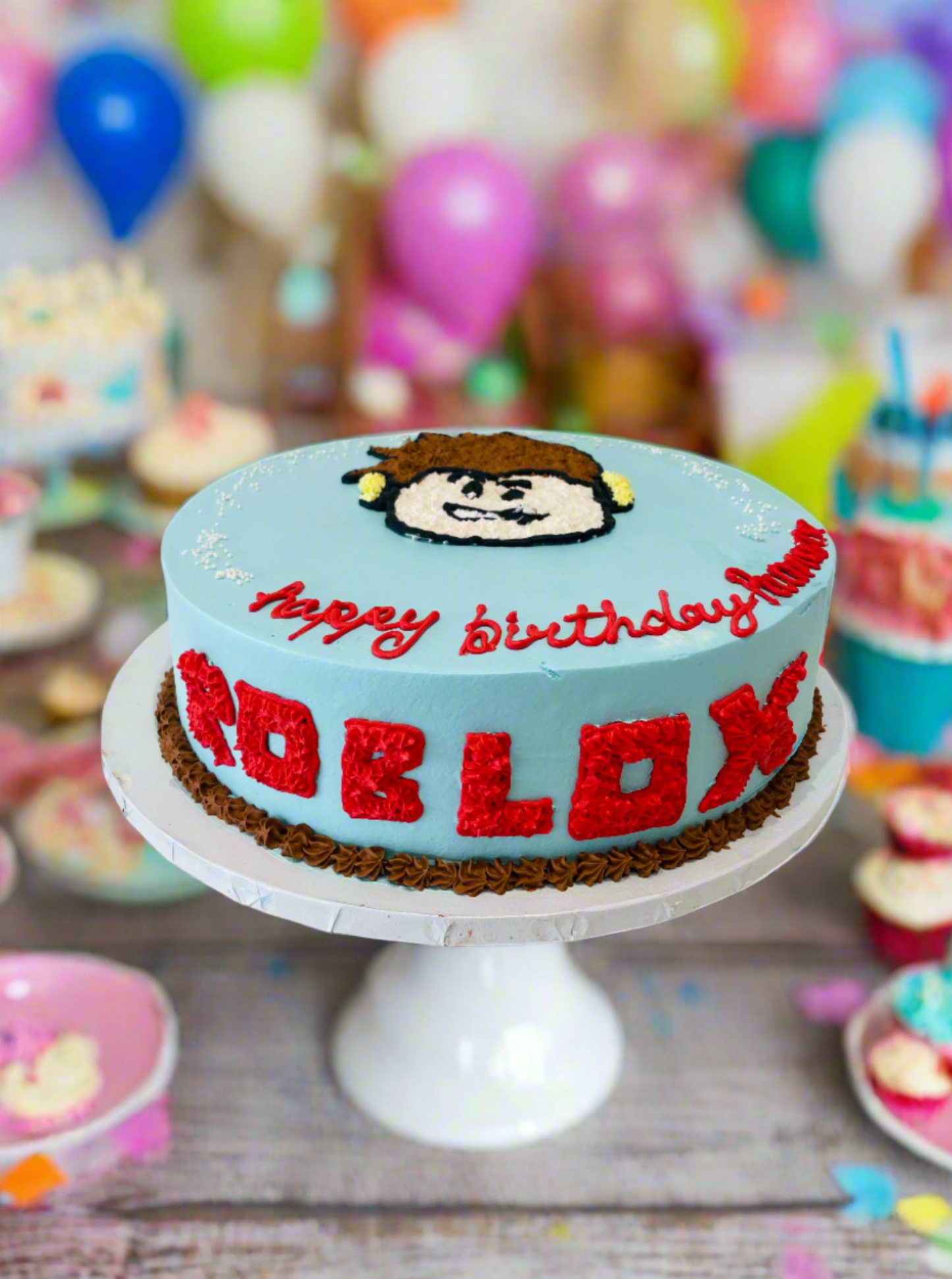 Roblox Blue Cream Cake