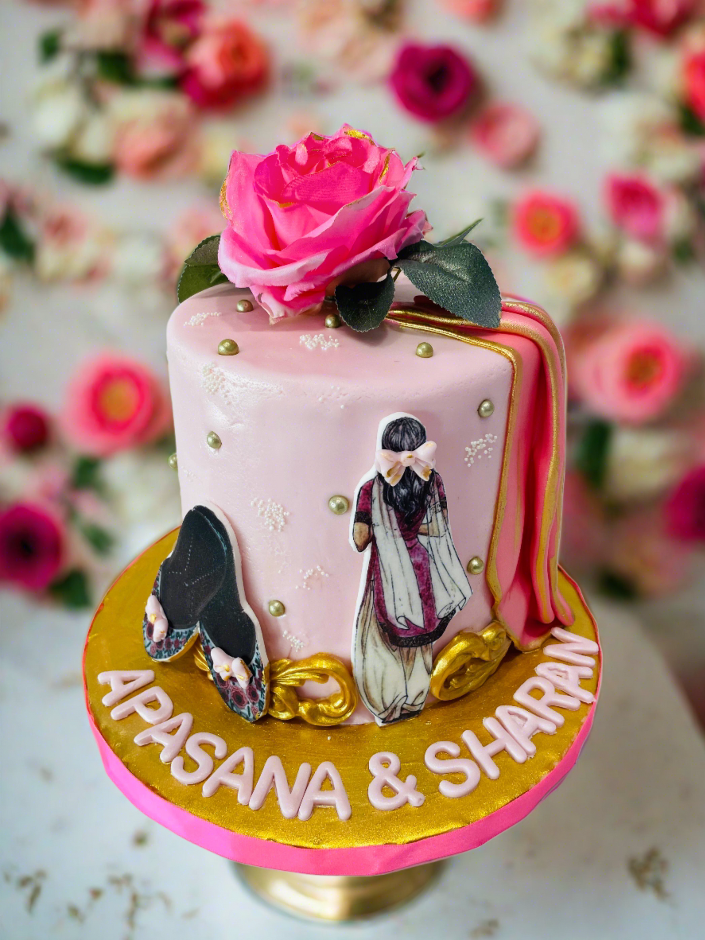 Apasana Bridal Shower Cake