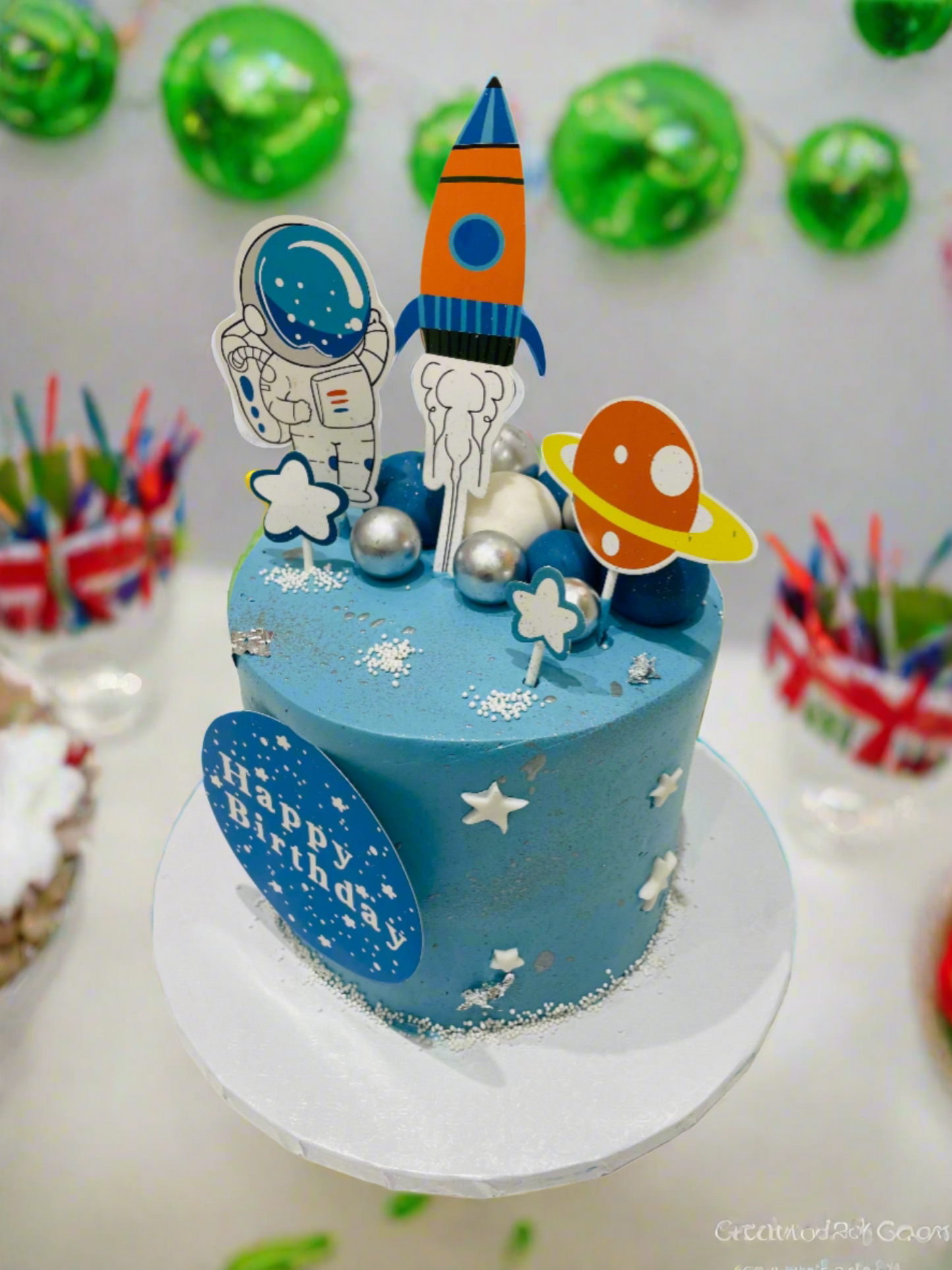 Galaxy Cream Cake