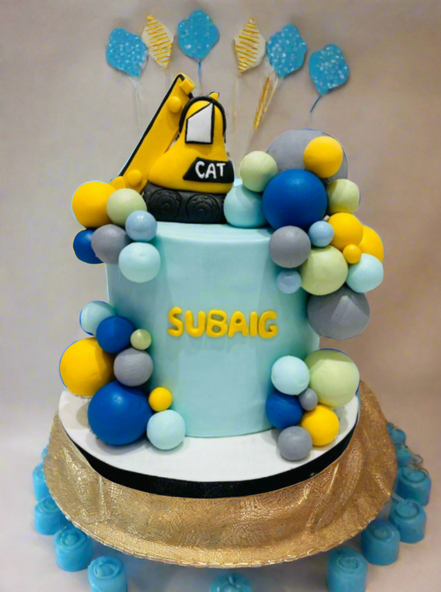 Subaig’s Construction Fondant Cake