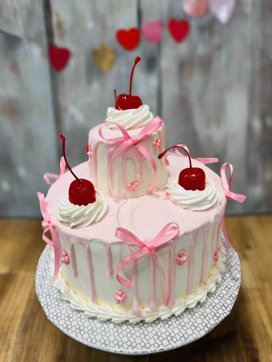 Bow Valentine Cake
