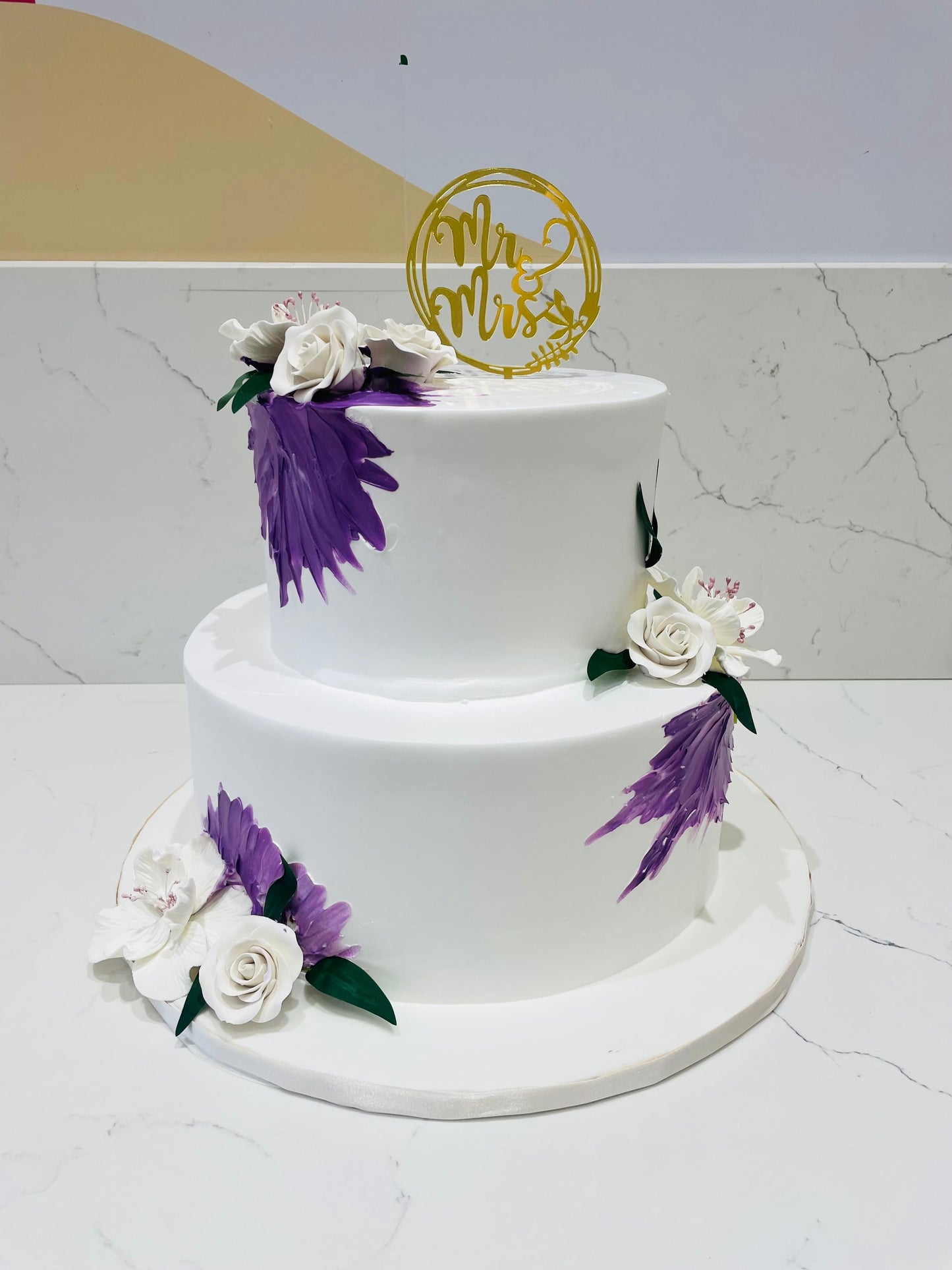 Purple Hues Wedding Cakes
