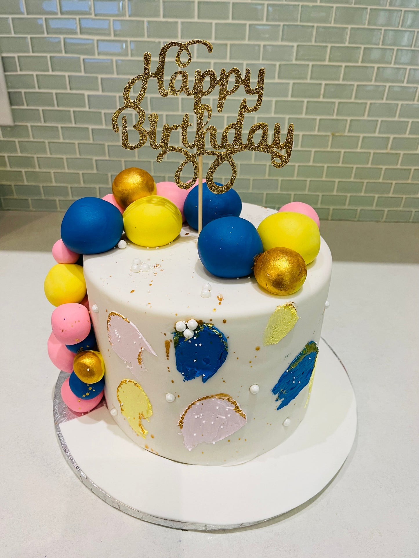 Colors Fondant Cake