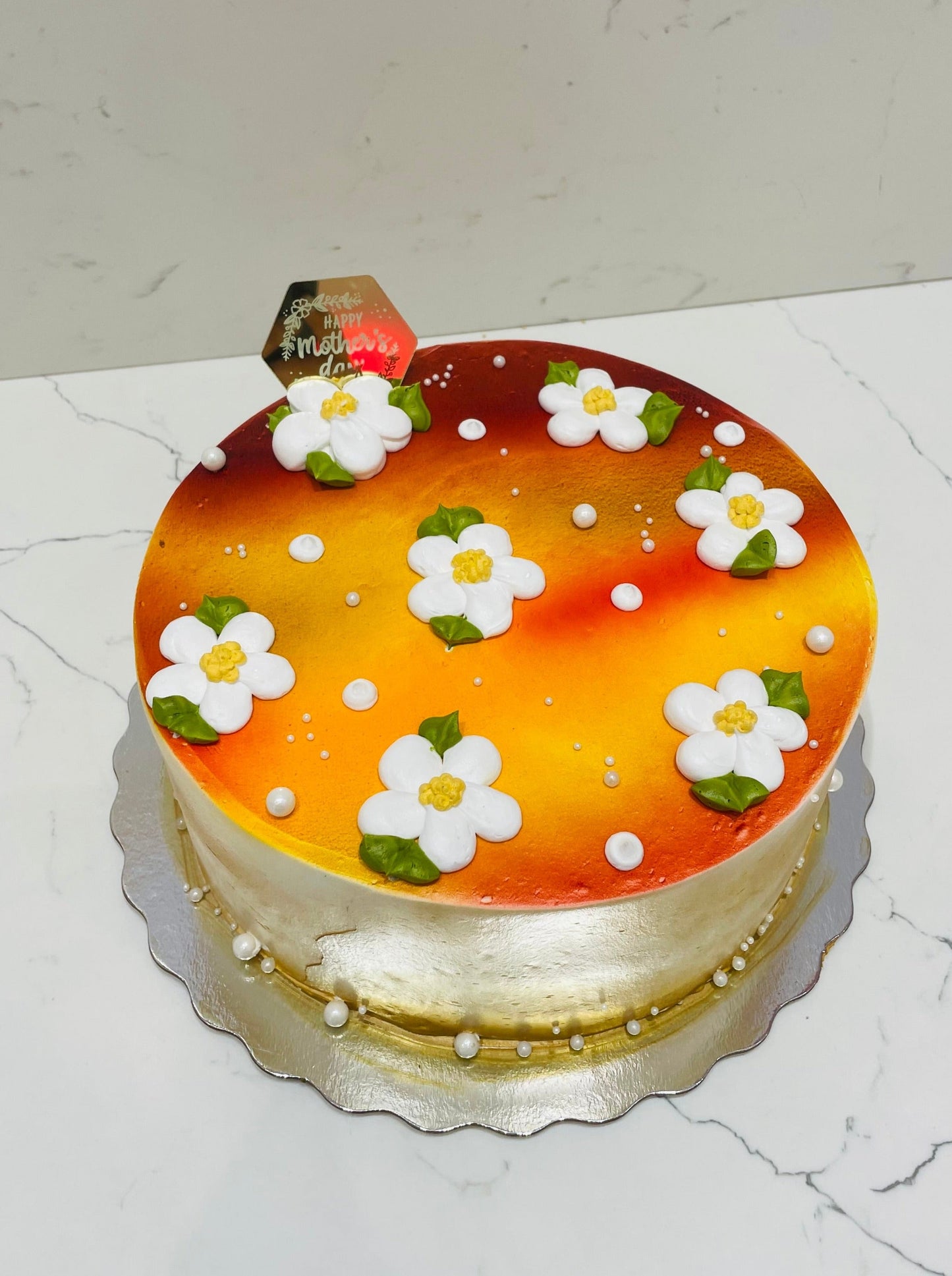 Sunset Theme Mother's Day Cake