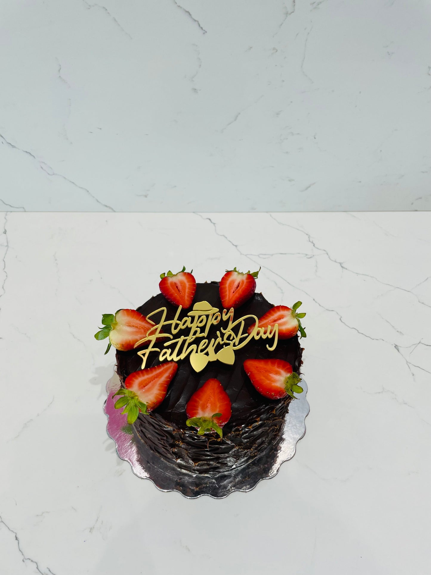 Strawberry Chocolate Fathers Day Cake