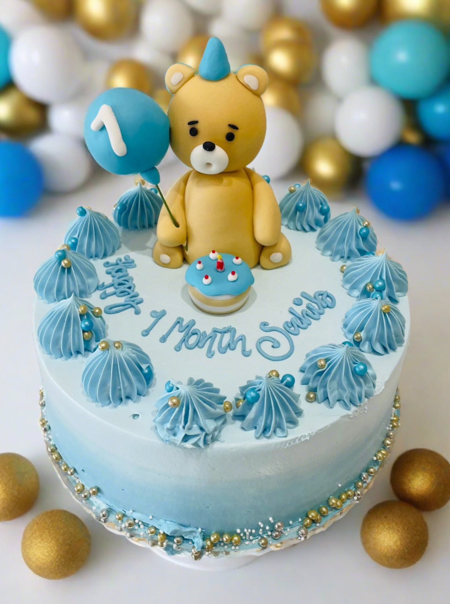 Sahib Teddy Birthday Cake