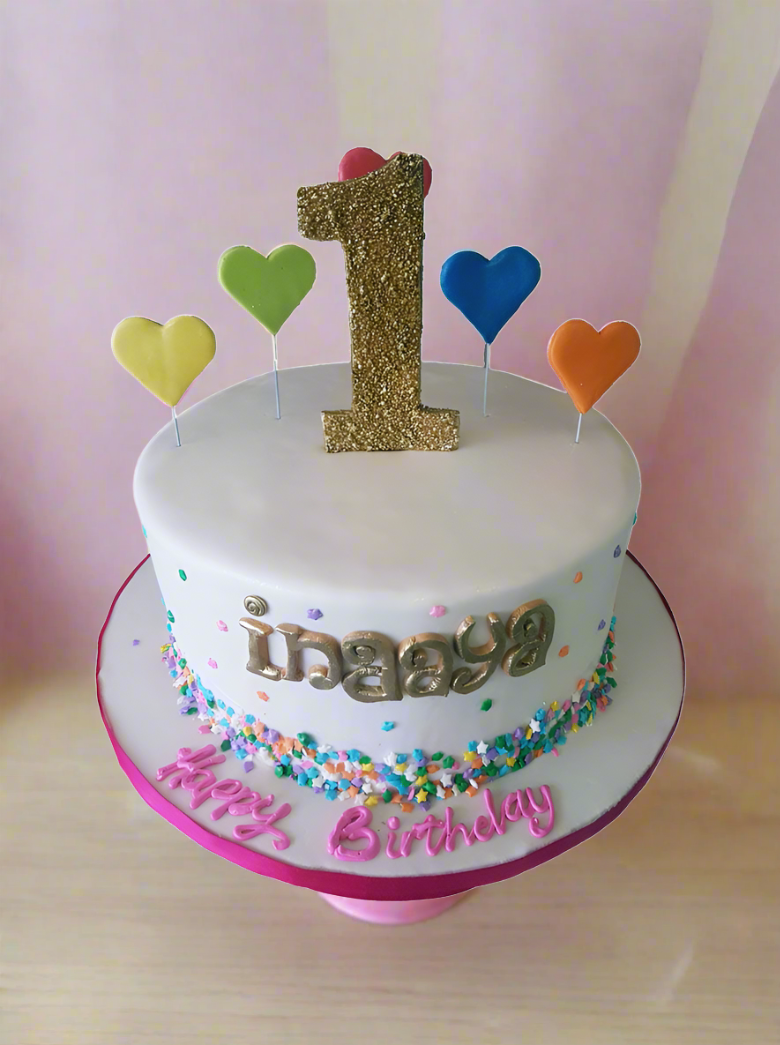 Inaaya Birthday Cake