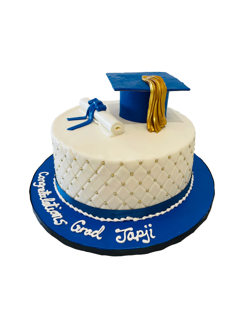 Japji Graduation Fondant Cake