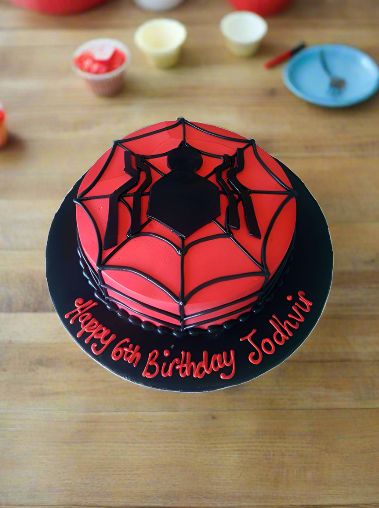 Jodhvir Spiderman Cake