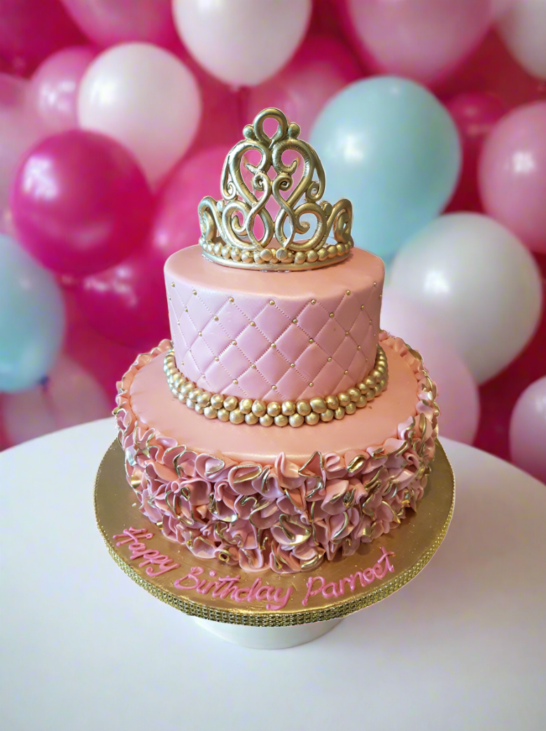 Parneet Fondant Birthday Cake