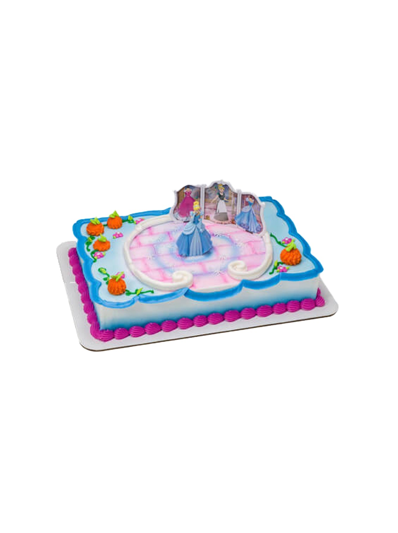 Princess Cinderella Transforms Theme Cake