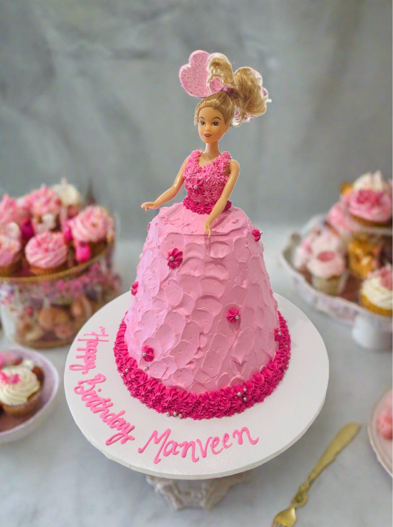 Saran Diva Barbie Doll Cake