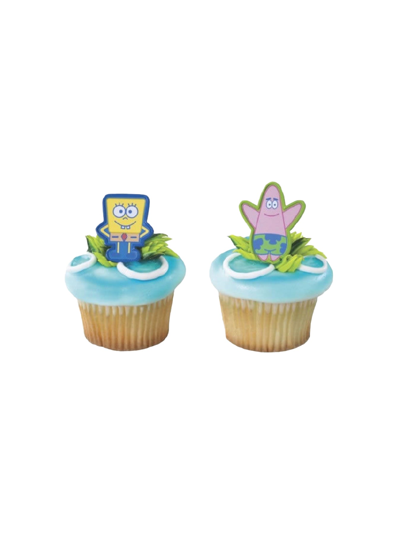Sponge Bob Square Pants Cupcakes - (Pack of 6)