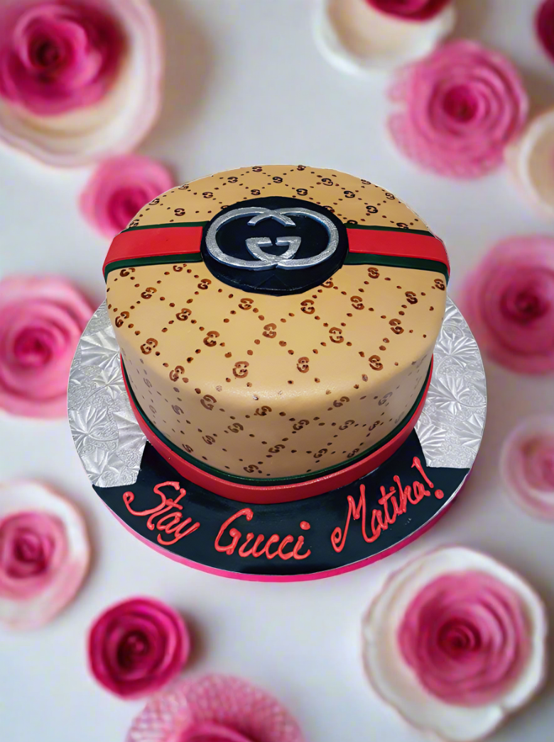 Stay Gucci Fondant Cake