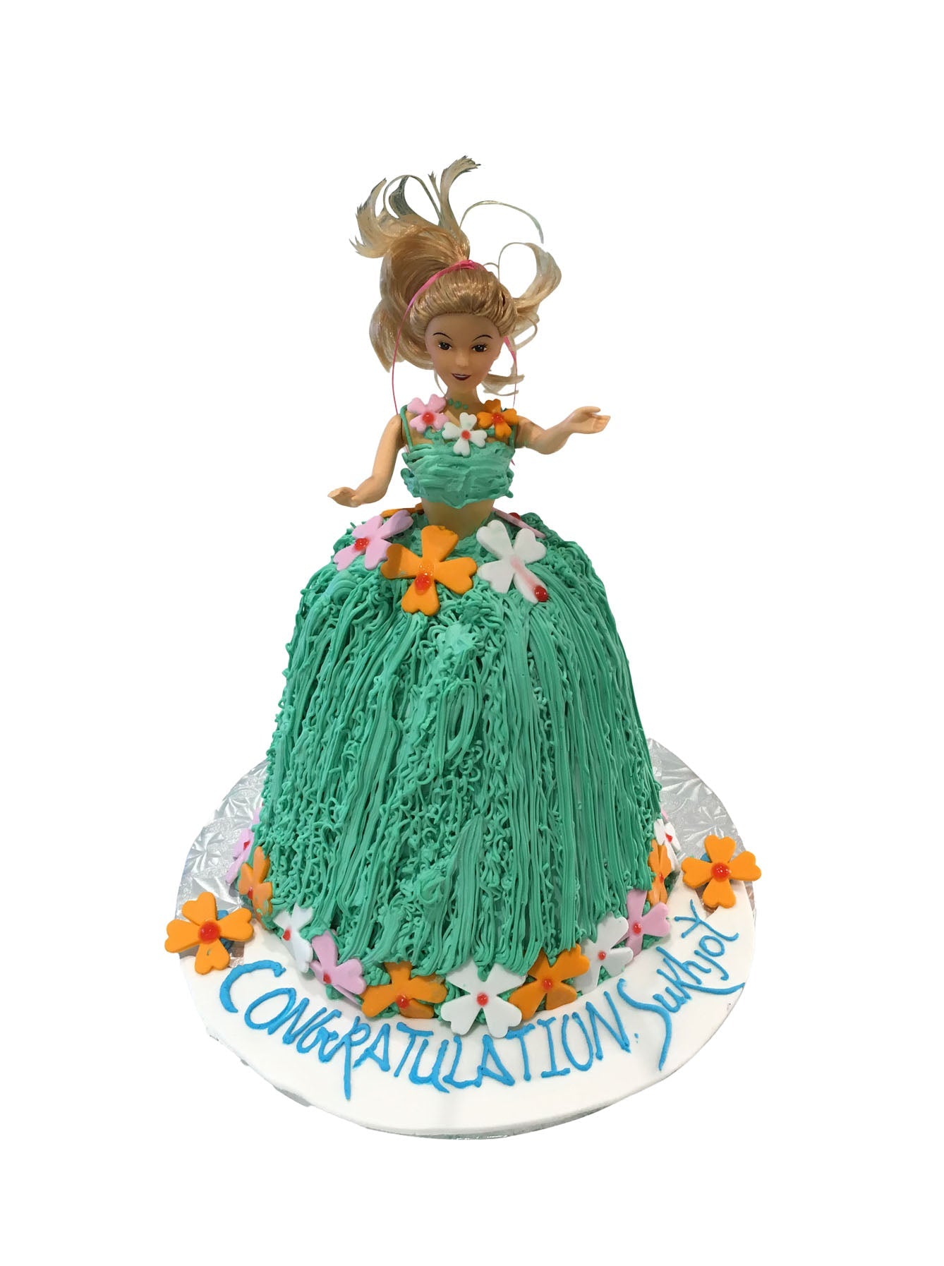 Sukhjot Barbie Doll Cake