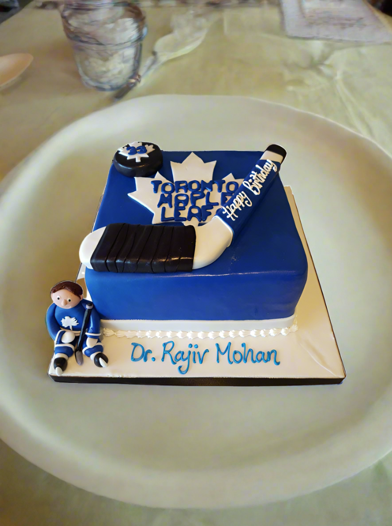Toronto Maple Leaf Fondant Cake