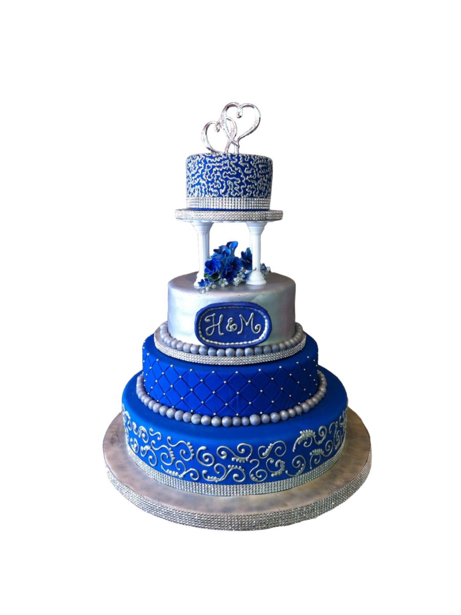 H & M Wedding Cake
