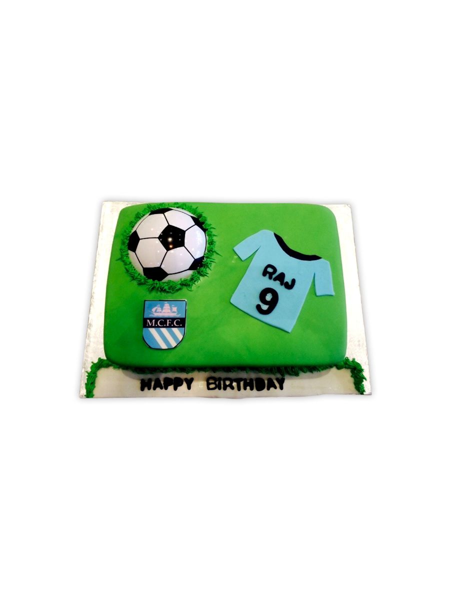 Raj Soccer Fondant Cake