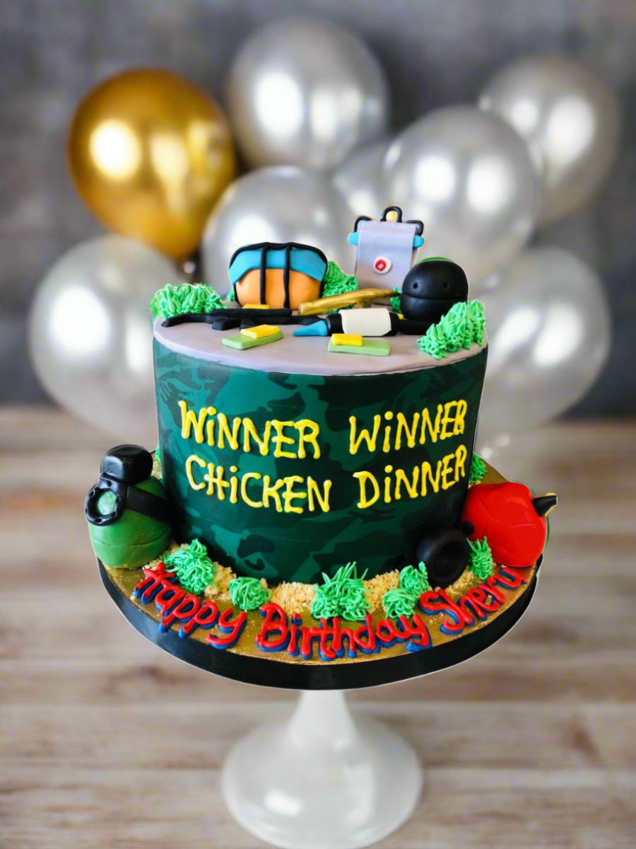 Pubg Birthday Cake