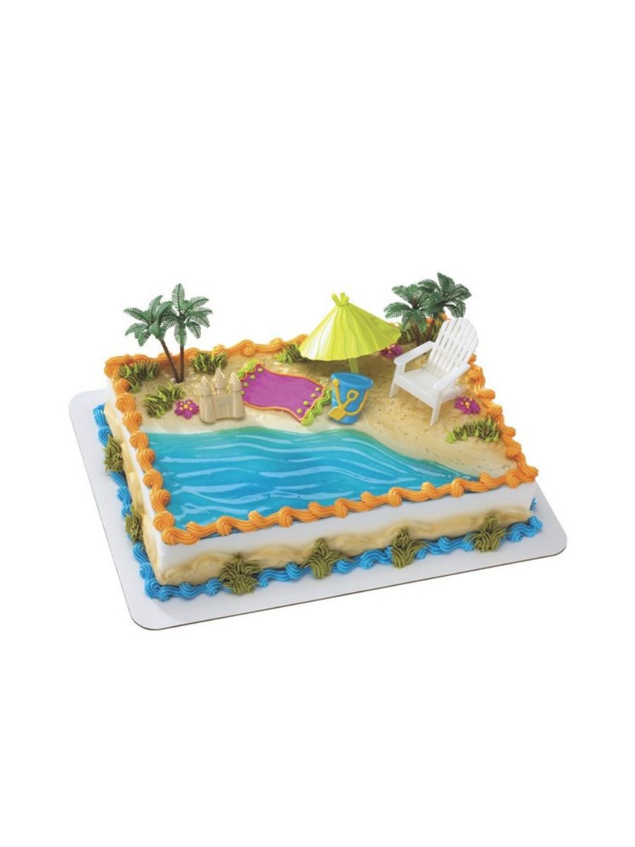Beach Chair & Umbrella Cake