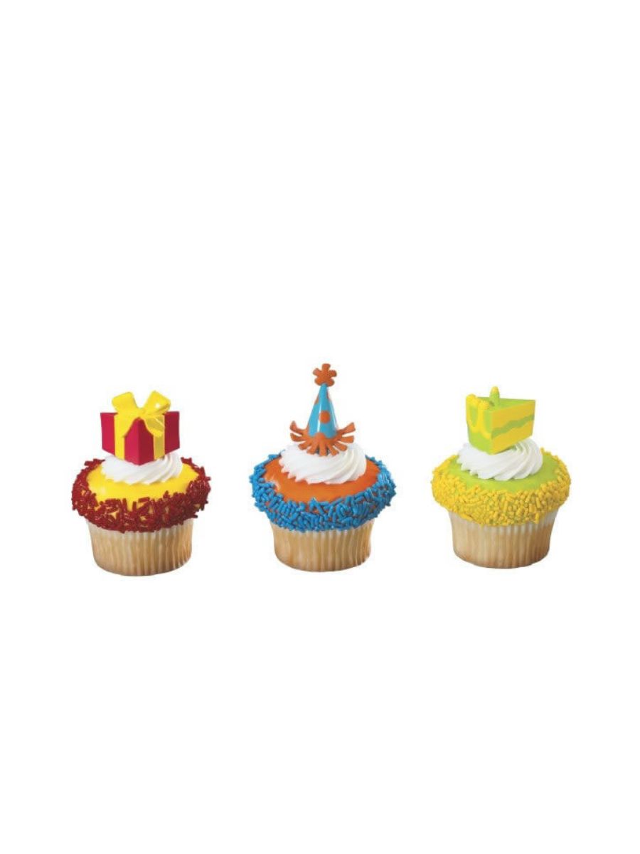 Birthday Party Cupcakes - (Pack of 6)