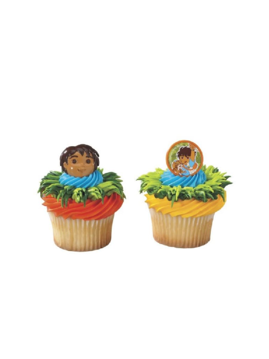 DiegoBaby Jaguar Rings Cupcakes - (Pack of 6)