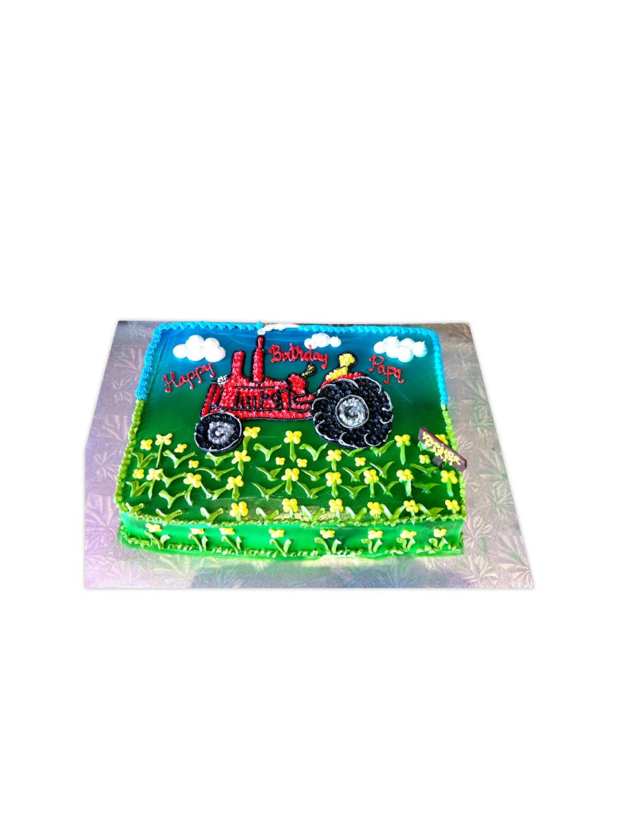 Tractor Lohri Cake