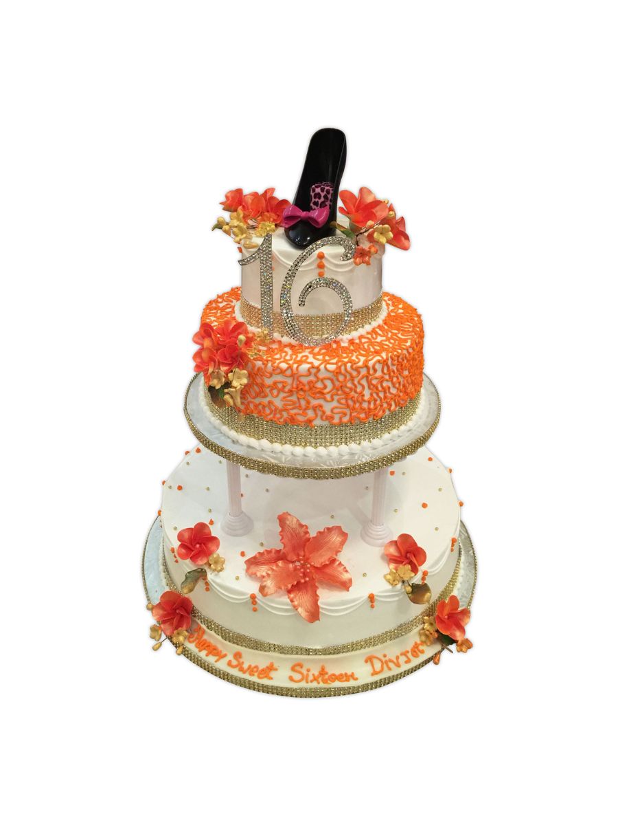 Divjot Sweet Sixteen Cake