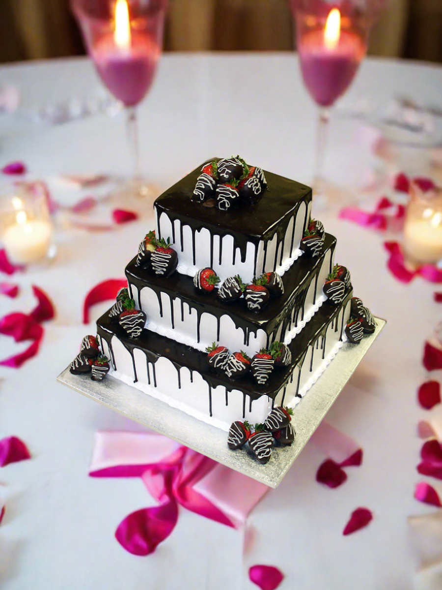 Emily Chocolate Wedding Cake