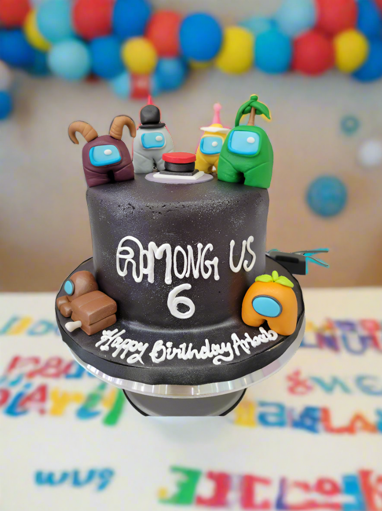 Arbab Among Us Fondant Cake