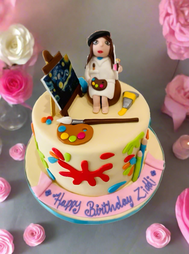 Artist Fondant Cake
