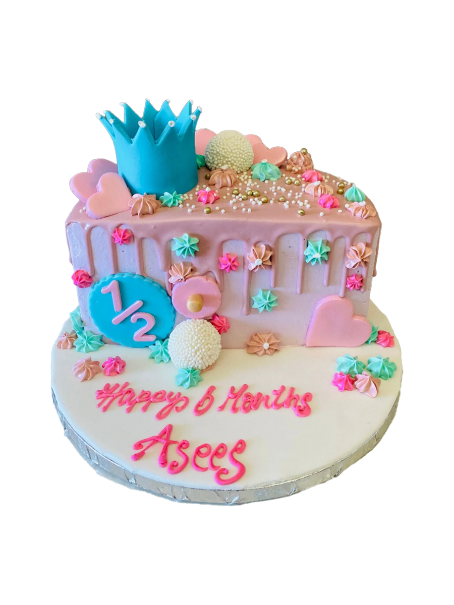 Asees Half Birthday Cake