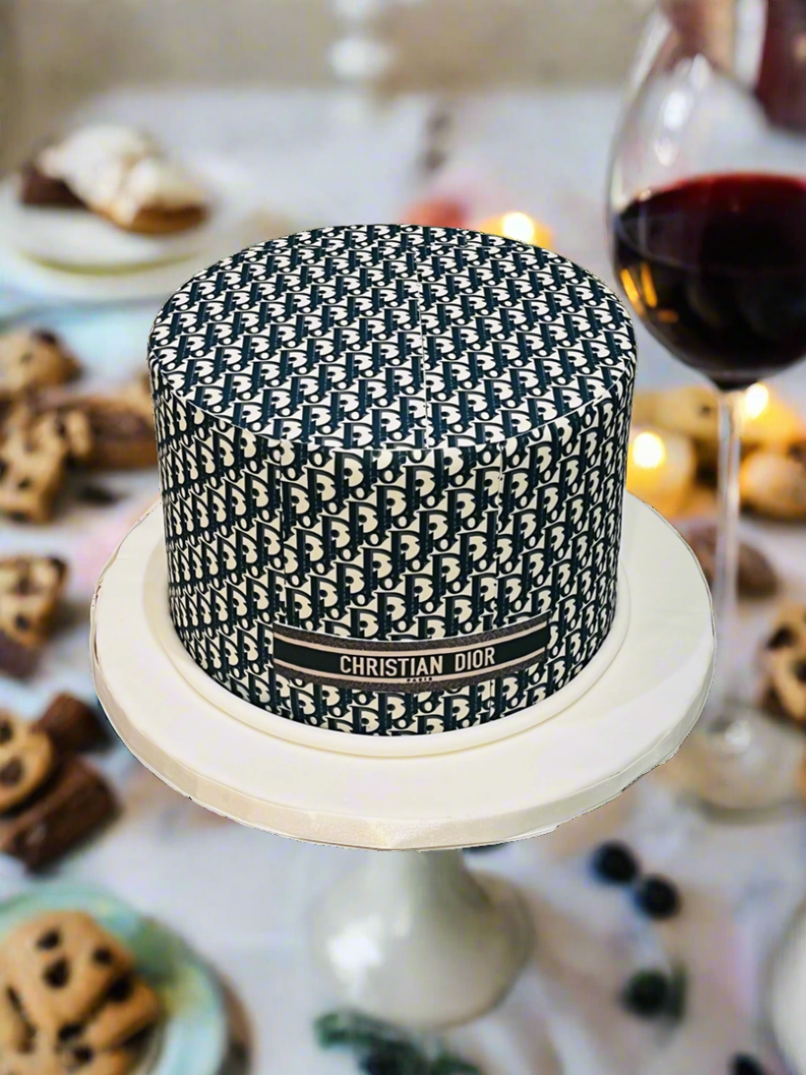CHRISTAIN DIOR FONDANT CAKE
