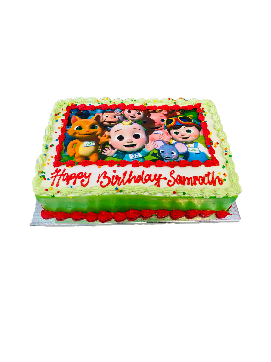 Cocomelon Photo Cake