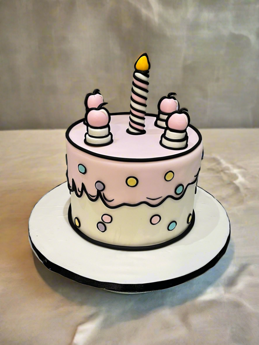 COMIC BIRTHDAY CAKE